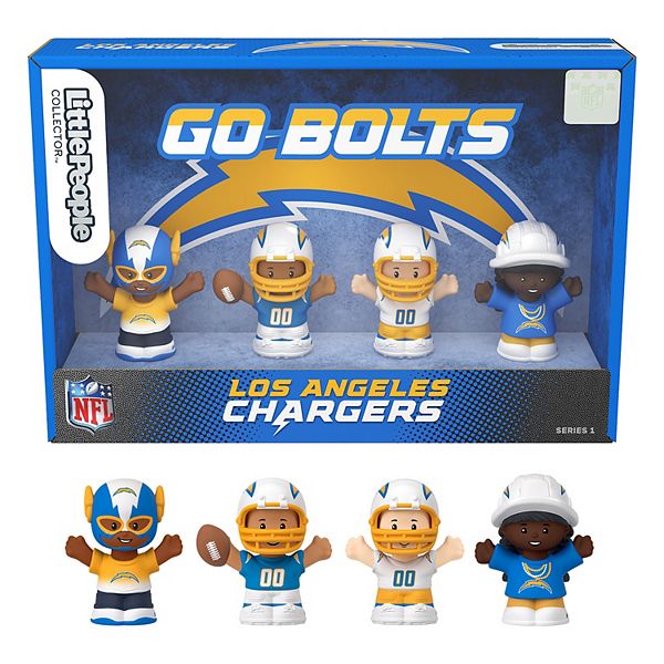 Fisher-Price Little People 4-Pack Los Angeles Chargers Figures Collector Set
