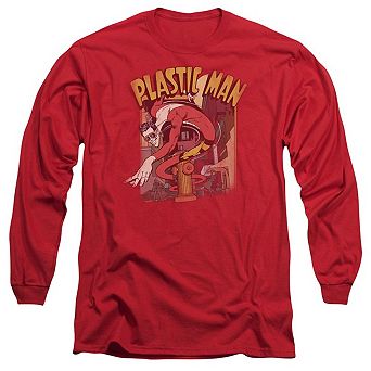 Dc Comics Plastic Man Street Long Sleeve Adult T-shirt