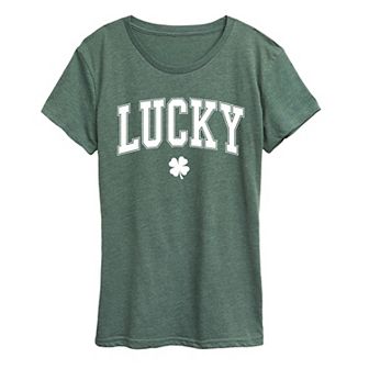 Women's Collegiate Lucky Graphic Tee