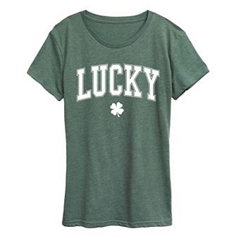 Women's Collegiate Lucky Graphic Tee