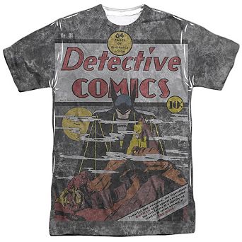 Dc Comics Detective 31 Cover Short Sleeve Adult 100% Poly Crew T-shirt