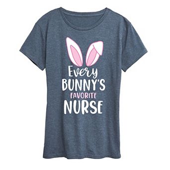 Women's Every Bunny's Favorite Nurse Graphic Tee