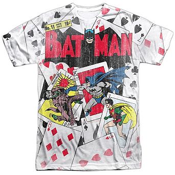 Dc Comics Number 11 All Over Short Sleeve Adult 100% Poly Crew T-shirt