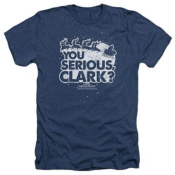 Christmas Vacation You Serious Clark Adult Heather T-shirt