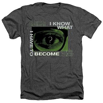 The Batman Become The Riddler Adult Heather T-shirt