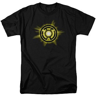 Green Lantern Yellow Glow Short Sleeve Adult T-shirt