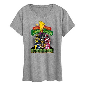 Women's Power Rangers Vintage Comic Graphic Tee