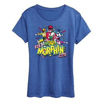 Women's Power Rangers Morphin' Time Group Graphic Tee