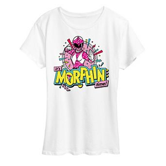 Women's Power Rangers Morphin' Time Pink Graphic Tee