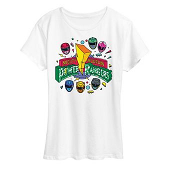 Women's Power Rangers 90s Logo Graphic Tee