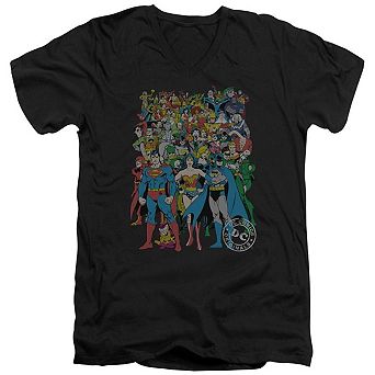 Dc Comics Original Universe Short Sleeve Adult V Neck T-shirt
