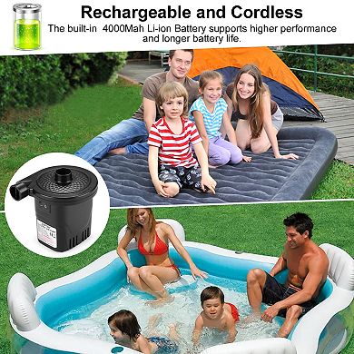Electric Air Pump for Camping Inflatable