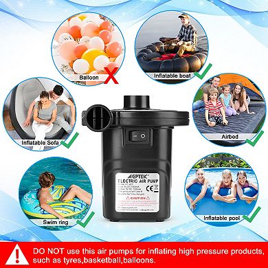 Electric Air Pump for Camping Inflatable