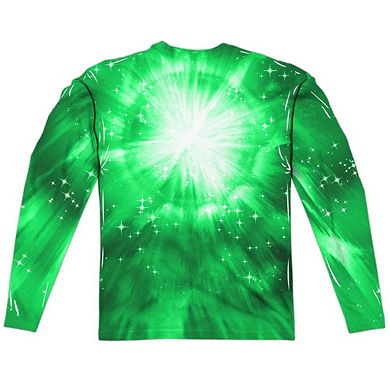 Green Lantern Green Energy Long Sleeve Adult Poly Crew T-shirt