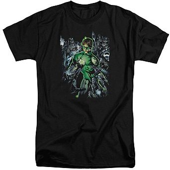 Green Lantern Surrounded By Death Short Sleeve Adult Tall T-shirt