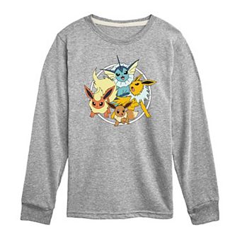 Boys 8-20 Pokemon Group Long Sleeve