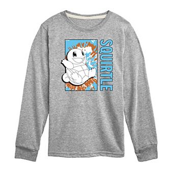 Boys 8-20 Pokemon Tie Dye Squirtle Long Sleeve