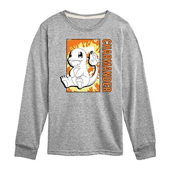 Boys 8-20 Pokemon Tie Dye Charmander Long Sleeve