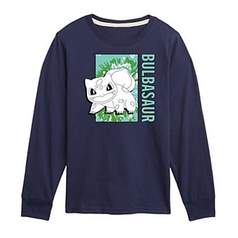 Boys 8-20 Pokemon Tie Dye Bulbasaur Long Sleeve