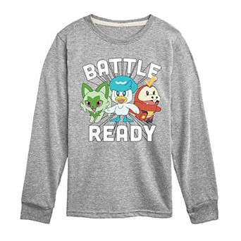 Boys 8-20 Pokemon Battle Ready Long Sleeve