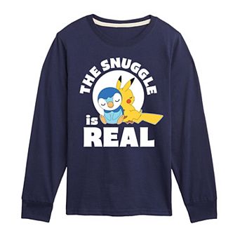 Boys 8-20 Pokemon The Snuggle Is Real Long Sleeve