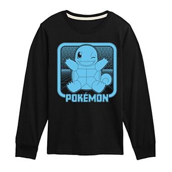 Boys 8-20 Pokemon Retro Squirtle Long Sleeve