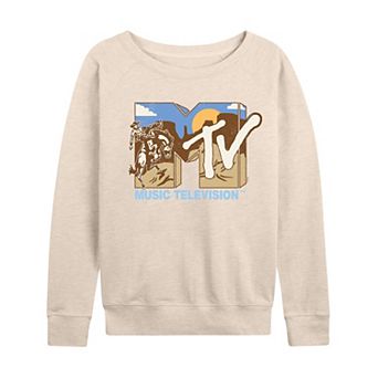 Women's MTV Logo French Terry Long Sleeve Tee