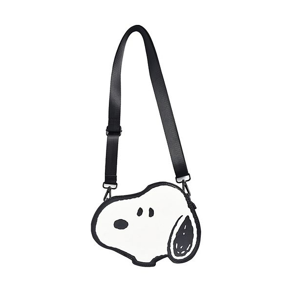 【BOFRIENDS】Snoopy Ready Bag Peanuts Snoopy Faux-Fur Mini Backpack - Snoopy embroidered