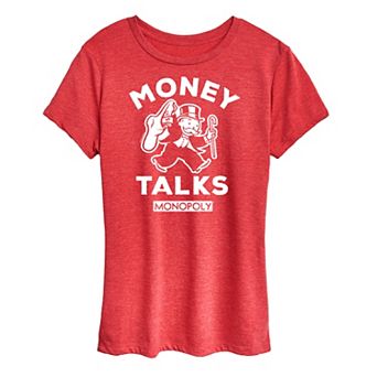 Women's Monopoly Money Talks Graphic Tee