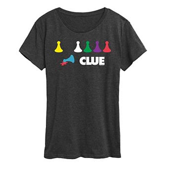 Women's Clue Game Pieces Graphic Tee