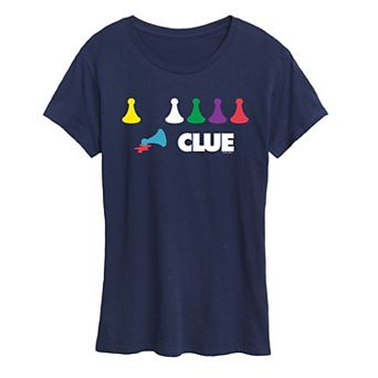 Women's Clue Game Pieces Graphic Tee