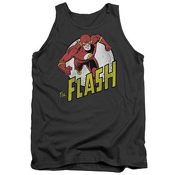 Dc Comics Flash Run Flash Run Adult Tank Top