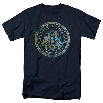 The Batman City Of Gotham Short Sleeve Adult T-shirt