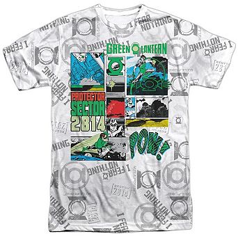 Green Lantern Sector Protecto Short Sleeve Adult 100% Poly Crew T-shirt