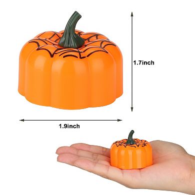 12 Pack Flickering LED Pumpkin Lights