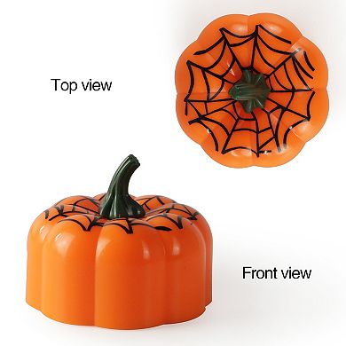 12 Pack Flickering LED Pumpkin Lights