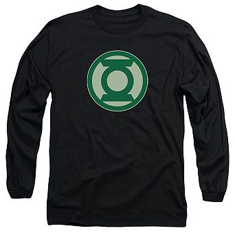 Green Lantern Green Symbol Long Sleeve Adult T-shirt