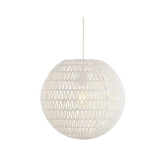 Luna Bohemian Modern Woven Rattaniron Led Pendant