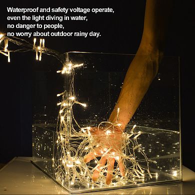 Safety Voltage Operated Curtains Light 300 LED