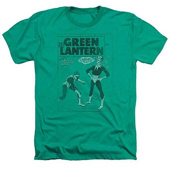 Green Lantern Perilous Traps Adult Heather T-shirt