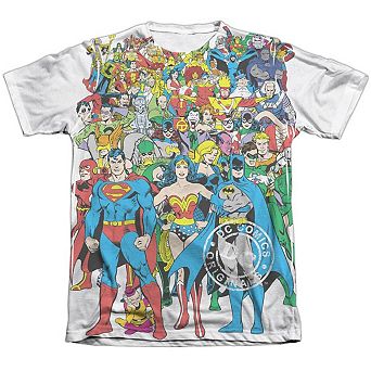 Dc Comics Original Universe Adult 65/35 Poly/cotton Short Sleeve T-shirt