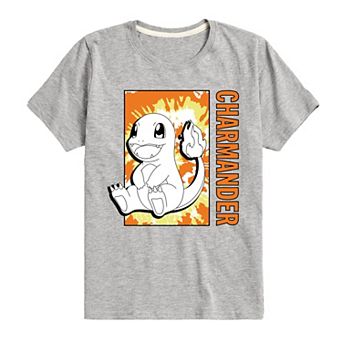 Boys 8-20 Pokemon Tie Dye Charmander Graphic Tee