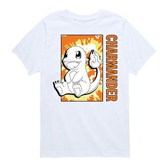Boys 8-20 Pokemon Tie Dye Charmander Graphic Tee