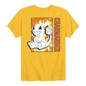 Boys 8-20 Pokemon Tie Dye Charmander Graphic Tee