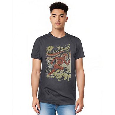 Dc Comics Flash Just Passing Through Short Sleeve Adult T-shirt