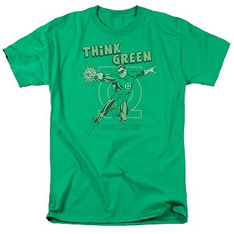 Dc Comics Think Green Short Sleeve Adult T-shirt
