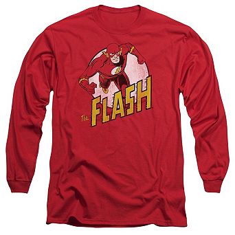 Dc Comics Flash The Flash Long Sleeve Adult T-shirt