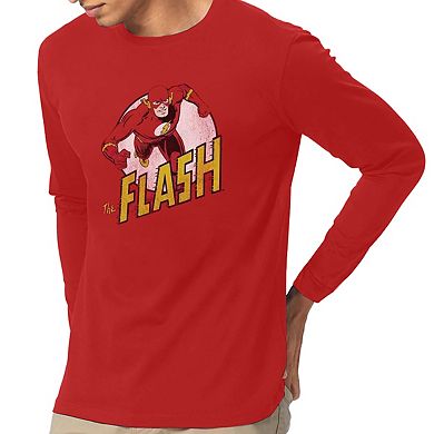 Dc Comics Flash The Flash Long Sleeve Adult T-shirt