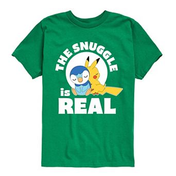 Boys 8-20 Pokemon The Snuggle Is Real Graphic Tee