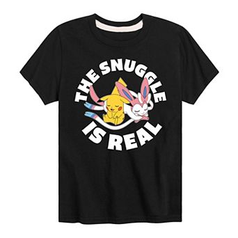 Boys 8-20 Pokemon The Snuggle Is Real Graphic Tee
